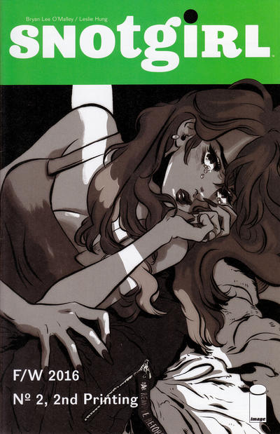 Cover for Snotgirl (Image, 2016 series) #2 [Second Printing]