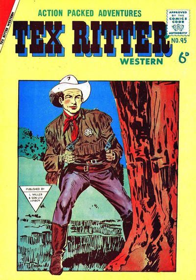 Cover for Tex Ritter Western (L. Miller & Son, 1951 series) #95