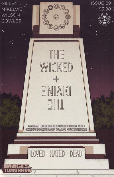 Cover for The Wicked + The Divine (Image, 2014 series) #29 [Jamie McKelvie 'Images of Tomorrow' Variant]