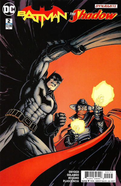 Cover for Batman / Shadow (DC, 2017 series) #2 [Chris Burnham Cover]