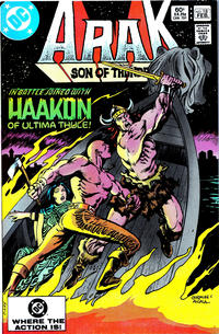 Cover Thumbnail for Arak / Son of Thunder (DC, 1981 series) #18 [Direct]