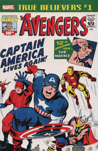 Cover Thumbnail for True Believers: Kirby 100th - Avengers: Captain America Lives Again! (Marvel, 2017 series) #1