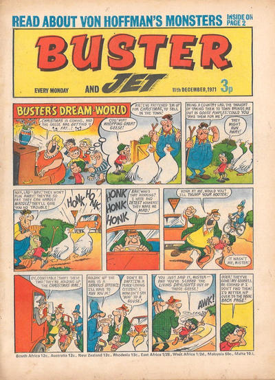 Cover for Buster (IPC, 1960 series) #11 December 1971 [590]