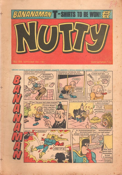 Cover for Nutty (D.C. Thomson, 1980 series) #84