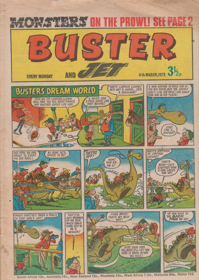 Cover for Buster (IPC, 1960 series) #4 March 1972 [602]