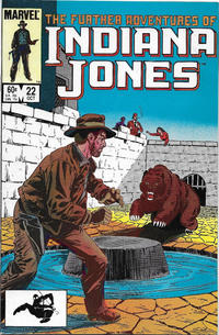 Cover Thumbnail for The Further Adventures of Indiana Jones (Marvel, 1983 series) #22 [Direct]
