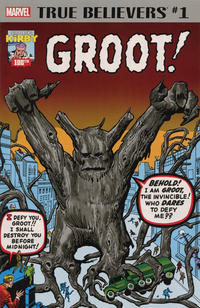 Cover Thumbnail for True Believers: Kirby 100th - Groot (Marvel, 2017 series) 