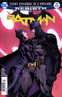 Cover for Batman (DC, 2016 series) #24 [Newsstand]