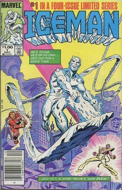 Cover for Iceman (Marvel, 1984 series) #1 [Direct]