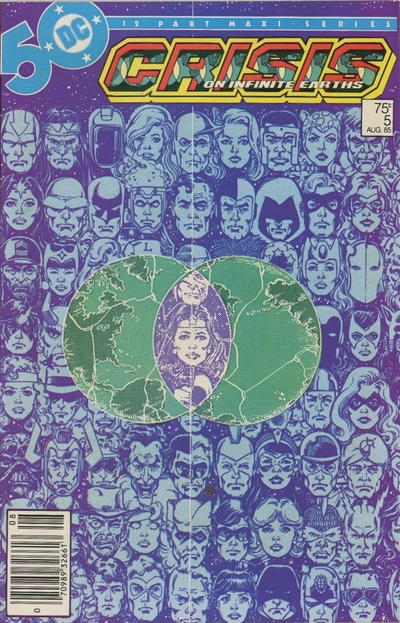 Cover for Crisis on Infinite Earths (DC, 1985 series) #5 [Newsstand]