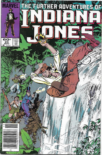Cover for The Further Adventures of Indiana Jones (Marvel, 1983 series) #23 [Newsstand]