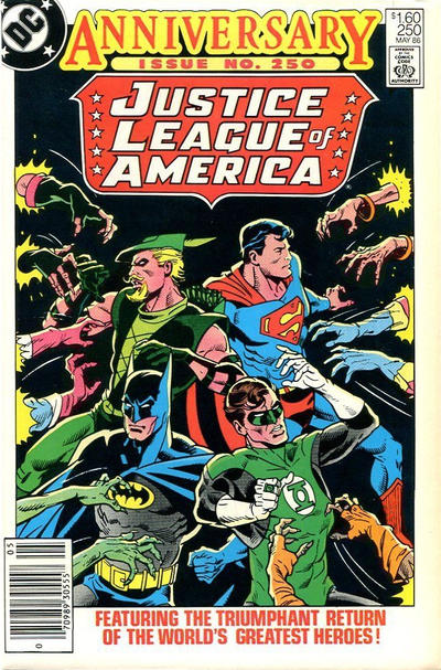 Cover for Justice League of America (DC, 1960 series) #250 [Canadian]