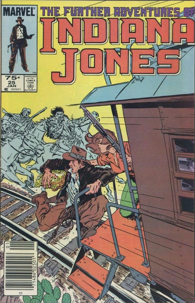 Cover for The Further Adventures of Indiana Jones (Marvel, 1983 series) #25 [Canadian]