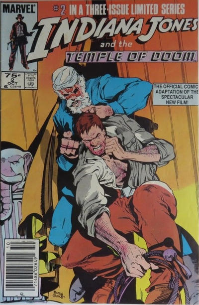 Cover for Indiana Jones and the Temple of Doom (Marvel, 1984 series) #2 [Canadian]