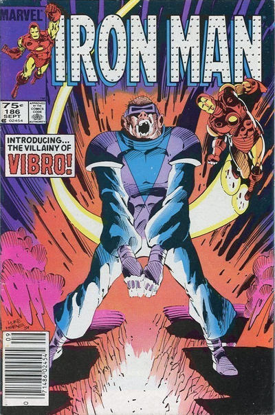 Cover for Iron Man (Marvel, 1968 series) #186 [Canadian]