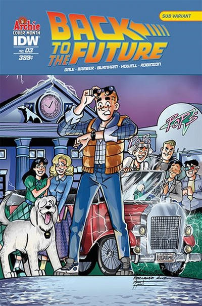 Cover for Back to the Future (IDW, 2015 series) #3 [Archie Cover Month]
