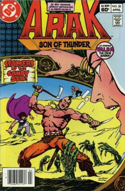 Cover for Arak / Son of Thunder (DC, 1981 series) #20 [Newsstand]