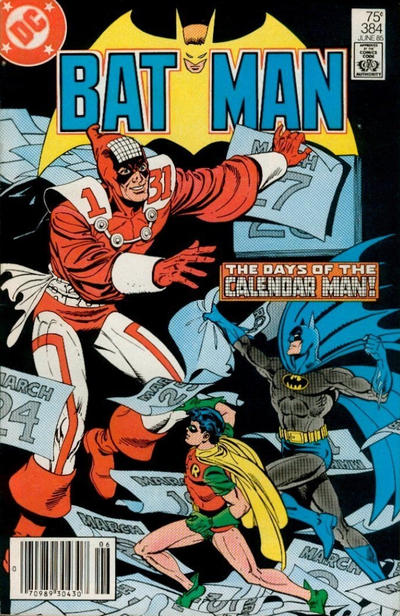 Cover for Batman (DC, 1940 series) #384 [Newsstand]