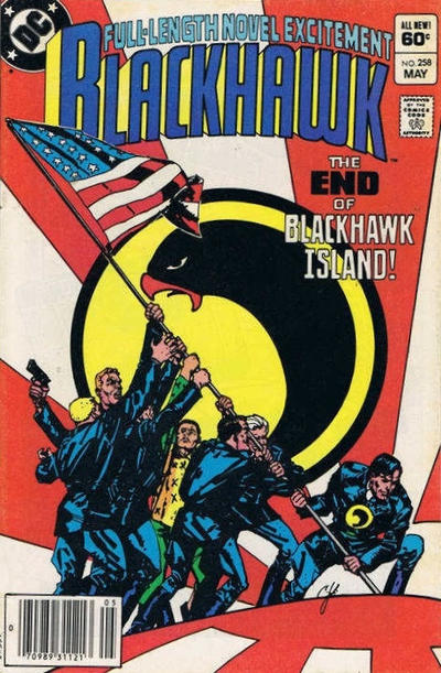 Cover for Blackhawk (DC, 1957 series) #258 [Newsstand]