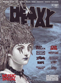 Cover for Heavy Metal Magazine (Heavy Metal, 1977 series) #287 - Music Special
