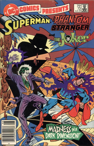 Cover for DC Comics Presents (DC, 1978 series) #72 [Newsstand]