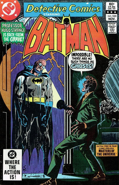 Cover for Detective Comics (DC, 1937 series) #520 [Direct]