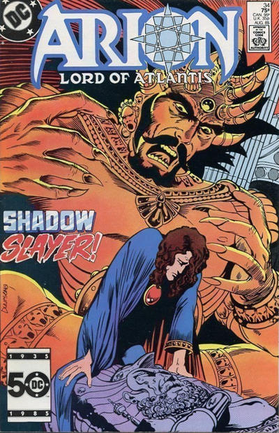Cover for Arion, Lord of Atlantis (DC, 1982 series) #34 [Direct]