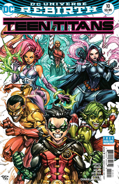 Cover for Teen Titans (DC, 2016 series) #10 [Paolo Pantalena Cover]