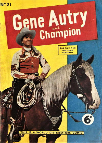 Cover for Gene Autry and Champion (World Distributors, 1956 series) #21