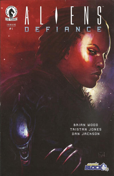 Cover for Aliens: Defiance (Dark Horse, 2016 series) #1 [Comic Block Exclusive Stephanie Hans Variant]