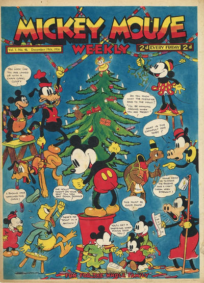 Cover for Mickey Mouse Weekly (Odhams, 1936 series) #46