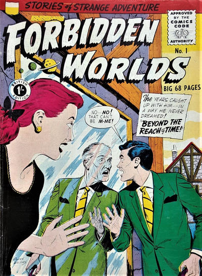 Cover for Forbidden Worlds (Thorpe & Porter, 1950 ? series) #1