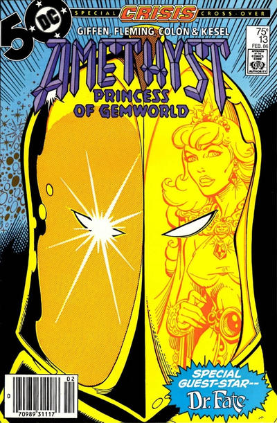 Cover for Amethyst (DC, 1985 series) #13 [Newsstand]