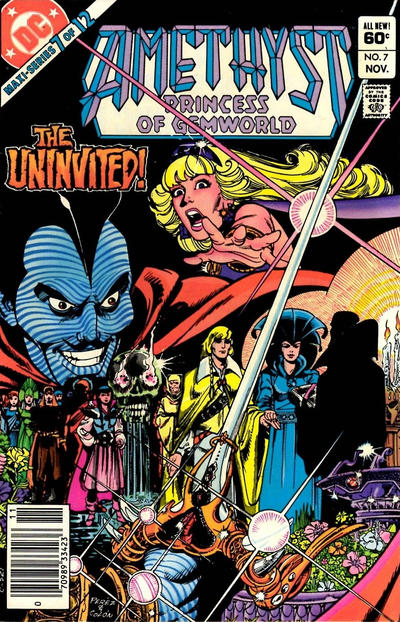 Cover for Amethyst, Princess of Gemworld (DC, 1983 series) #7 [Newsstand]