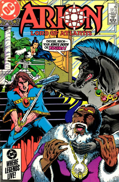 Cover for Arion, Lord of Atlantis (DC, 1982 series) #29 [Direct]