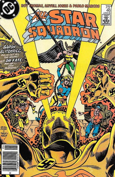 Cover for All-Star Squadron (DC, 1981 series) #46 [Newsstand]