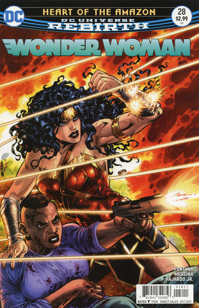 Cover for Wonder Woman (DC, 2016 series) #28 [Jesus Merino Cover]