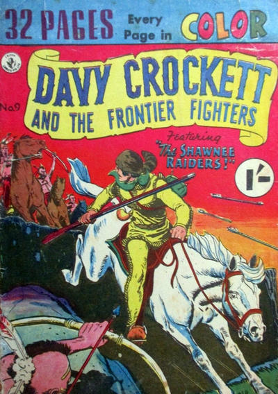 Cover for Davy Crockett and the Frontier Fighters (K. G. Murray, 1955 series) #9