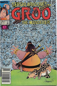 Cover Thumbnail for Sergio Aragonés Groo the Wanderer (Marvel, 1985 series) #66 [Newsstand]