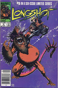 Cover Thumbnail for Longshot (Marvel, 1985 series) #5 [Canadian]