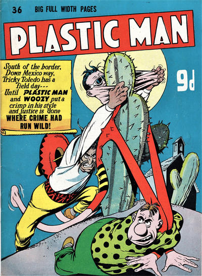 Cover for Plastic Man (T. V. Boardman, 1948 series) #[29 ?] [9D]