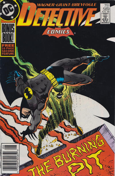 Cover for Detective Comics (DC, 1937 series) #589 [Newsstand]