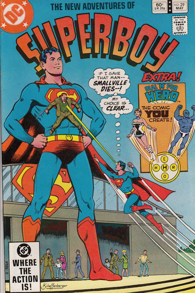 Cover for The New Adventures of Superboy (DC, 1980 series) #29 [Direct]