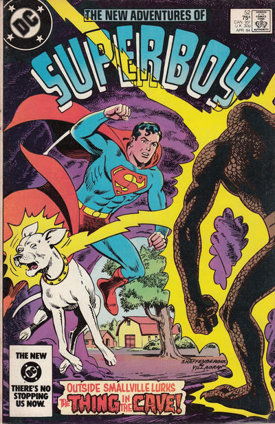 Cover for The New Adventures of Superboy (DC, 1980 series) #52 [Direct]