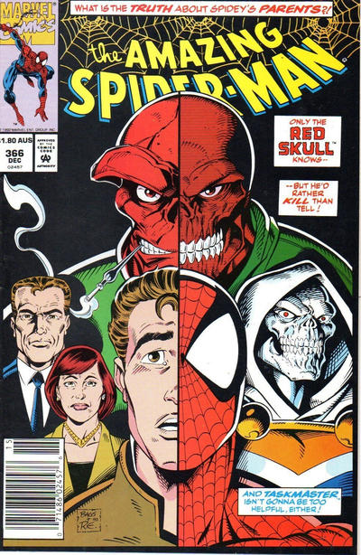 Cover for The Amazing Spider-Man (Marvel, 1963 series) #366 [Australian]