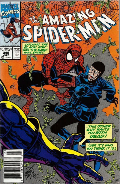 Cover for The Amazing Spider-Man (Marvel, 1963 series) #349 [Newsstand]
