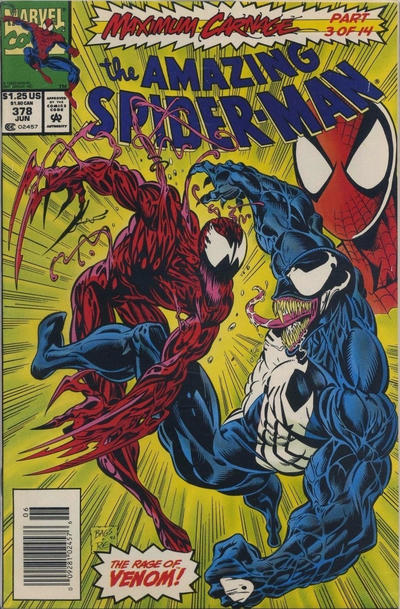 Cover for The Amazing Spider-Man (Marvel, 1963 series) #378 [Newsstand]