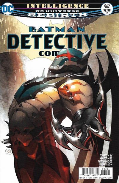 Cover for Detective Comics (DC, 2011 series) #962