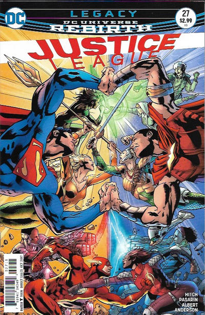Cover for Justice League (DC, 2016 series) #27