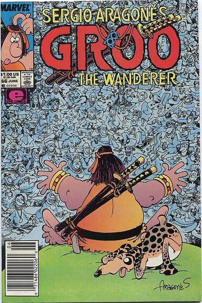 Cover for Sergio Aragonés Groo the Wanderer (Marvel, 1985 series) #66 [Newsstand]